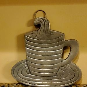 Coffee Cup wall hanging/Trivet